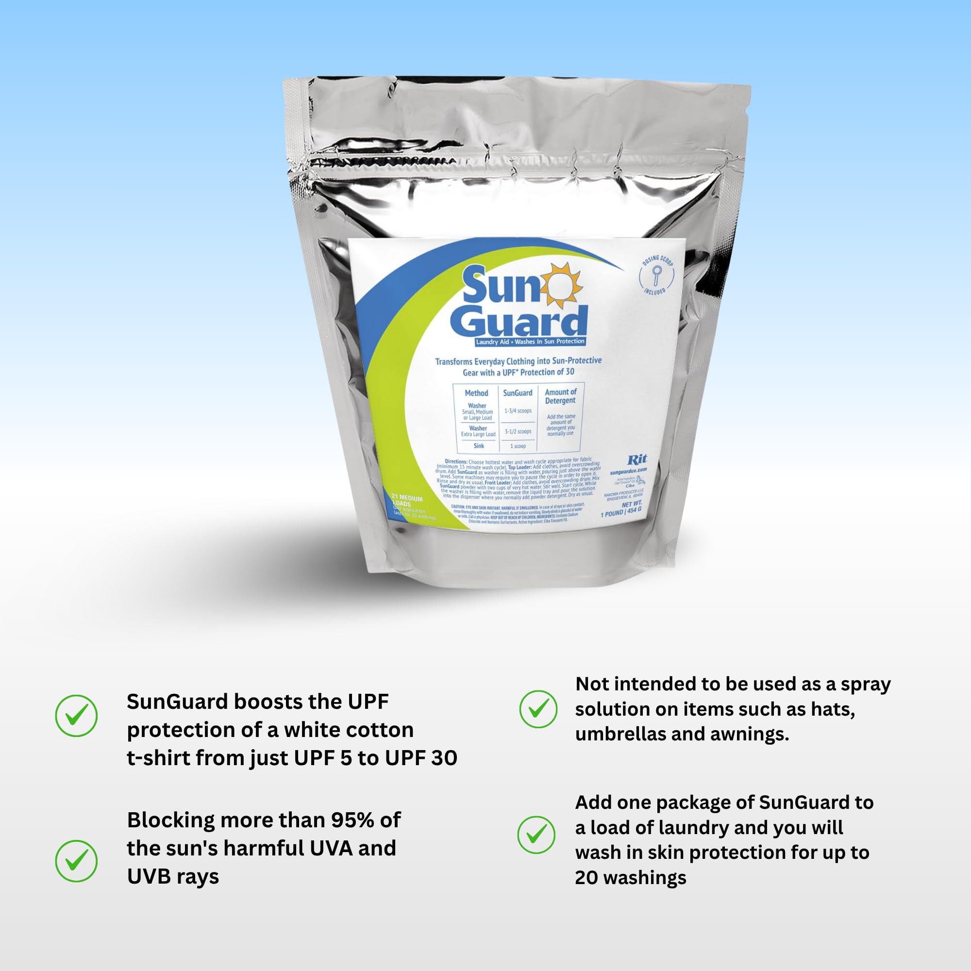 SunGuard Sun Protection - add up to 30 UPF protection to your